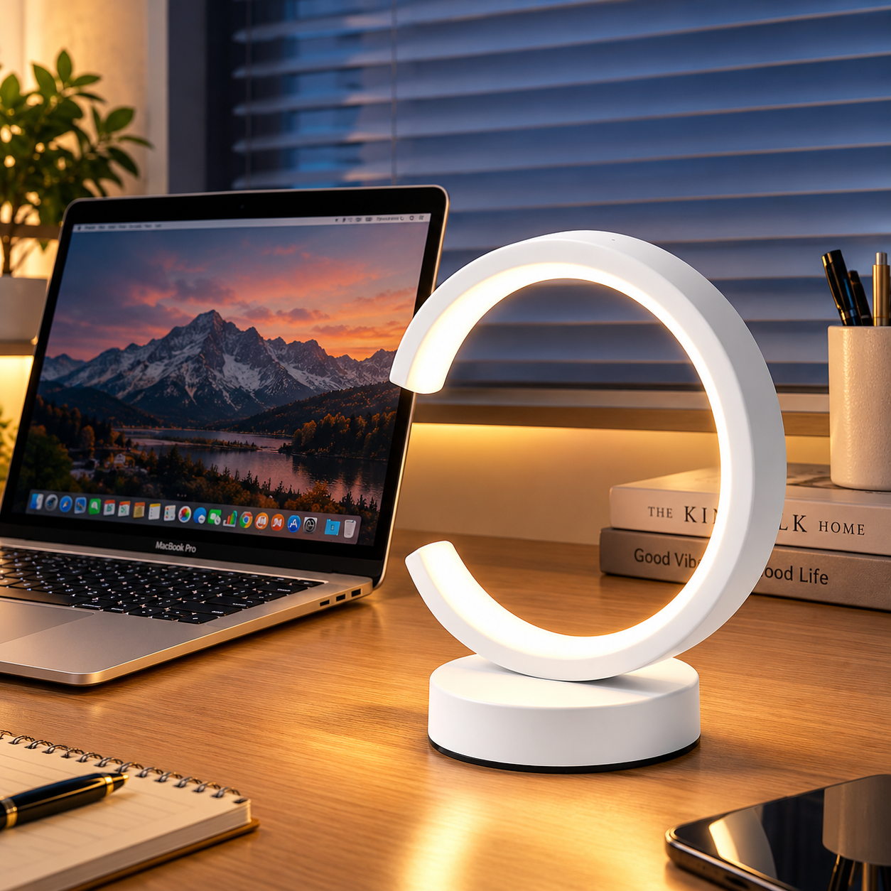 Circular Ring Table Lamp